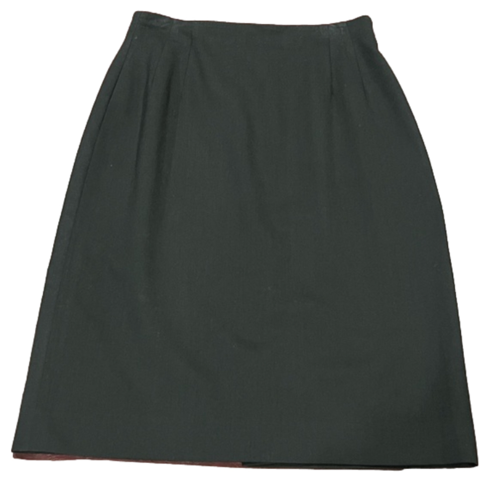 Vintage Pendleton Black 100% Virgin Wool Skirt - Size 12